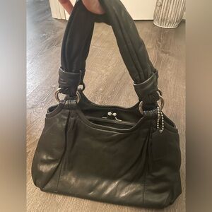 Coach satchel black. Great condition. Genuine cowhide leather.